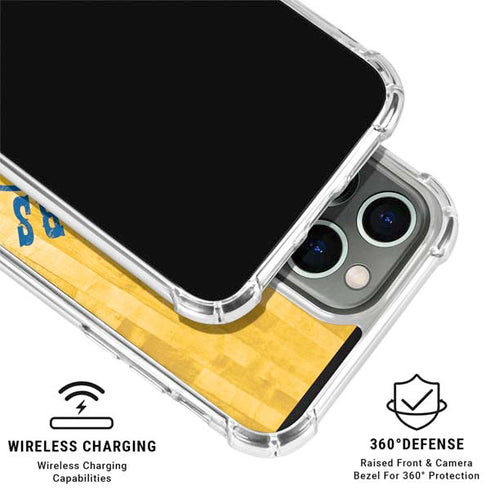 NBA Golden State Warriors Hardwood Classics iPhone 16 Pro Clear Case